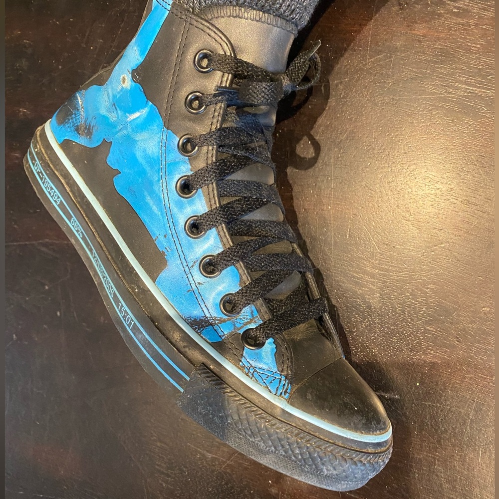 Converse Blue X Ray Skeleton Feet ~ 6.5 mens 8.5 women’s - Picture 4 of 7